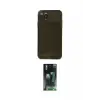 ieg™ iPhone 11 Pro Max Kılıf Ahenk Doku - Şeffaf 360 Full Body Arka Koruyucu