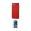 ieg™ iPhone 11 Pro Max Kılıf Akış Doku - Siyah 18D Cam Ekran Koruyucu