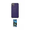 ieg™ iPhone 11 Pro Max Kılıf Akış Doku - Siyah 34D Izgaralı Cam