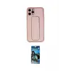 ieg™ iPhone 11 Pro Max Kılıf Akış Doku - Siyah 34D Izgaralı Cam