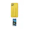 ieg™ iPhone 11 Pro Max Kılıf Akış Doku - Siyah 34D Izgaralı Cam