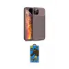 ieg™ iPhone 11 Pro Max Kılıf Eksen Form Prime - Siyah 18D Cam Ekran Koruyucu