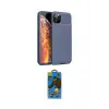ieg™ iPhone 11 Pro Max Kılıf Eksen Form Prime - Siyah 18D Cam Ekran Koruyucu