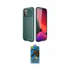 ieg™ iPhone 11 Pro Max Kılıf Eksen Form Prime - Siyah 18D Cam Ekran Koruyucu