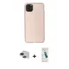 ieg™ iPhone 11 Pro Max Kılıf Kozmos Yansıma Özel Seri - Şeffaf Pasifik Cam Ekran Koruyucu + Pers Alüminyum Kamera Lens - SH