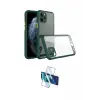 ieg™ iPhone 11 Pro Max Kılıf Nova Asil Özel Seri - Siyah 3D Antistatik Cam Ekran Koruyucu