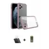 ieg™ iPhone 11 Pro Max Kılıf Nova Asil Özel Seri - Siyah Joko Magic 5D Hayalet Cam + Kamera Lens Koruma Cam - SF