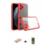 ieg™ iPhone 11 Pro Max Kılıf Nova Asil Özel Seri - Siyah Joko Magic 5D Hayalet Cam + Renkli Kamera Lens Koruma Cam - TU
