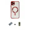 ieg™ iPhone 11 Pro Max Kılıf Nova Işık Özel Seri - Siyah Joko Magic 5D Hayalet Cam + Shine Kamera Lens Koruma Cam - PE