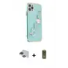 ieg™ iPhone 11 Pro Max Kılıf Nova Işık Prime - Siyah Joko Magic 5D Hayalet Cam + Pers Alüminyum Kamera Lens - LT