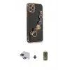ieg™ iPhone 11 Pro Max Kılıf Nova Işık Prime - Siyah Joko Magic 5D Hayalet Cam + Pers Alüminyum Kamera Lens - LT
