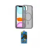 ieg™ iPhone 11 Pro Max Kılıf Siluet Minimal Prime - Siyah 18D Cam Ekran Koruyucu