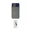 ieg™ iPhone 11 Pro Max Kılıf Vadi Çizgi - Şeffaf Pasifik Cam Ekran Koruyucu