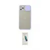 ieg™ iPhone 11 Pro Max Kılıf Vadi Çizgi - Şeffaf Pasifik Cam Ekran Koruyucu