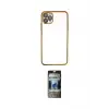 ieg™ iPhone 11 Pro Max Kılıf Vadi Minimal - Siyah 34D Hayalet Izgaralı Cam