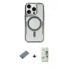 ieg™ iPhone 11 Pro Max Kılıf Yadigar Klasik Özel Seri - Siyah 20D Premium Cam Ekran Koruyucu + Shine Kamera Lens Koruma Cam - GS