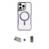 ieg™ iPhone 11 Pro Max Kılıf Yadigar Klasik Özel Seri - Siyah Joko Magic 5D Hayalet Cam + Rainbow Kamera Lens Koruma Cam - GD