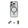 ieg™ iPhone 11 Pro Max Kılıf Yadigar Klasik Özel Seri - Siyah Joko Magic 5D Hayalet Cam + Shine Kamera Lens Koruma Cam - GI