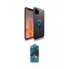 ieg™ iPhone 11 Pro Max Kılıf Yankı Form Prime - Siyah 18D Cam Ekran Koruyucu
