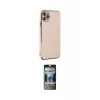 ieg™ iPhone 11 Pro Max Kılıf Yankı Serisi - Siyah 34D Hayalet Izgaralı Cam