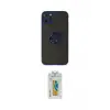 ieg™ iPhone 11 Pro Max Kılıf Yörünge Çizgi - Siyah Polymer Nano Ekran Koruyucu