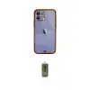 ieg™ iPhone 12 Kılıf Eksen Minimal Koleksiyonu - Siyah Joko Magic 5D Hayalet Cam