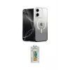 ieg™ iPhone 12 Kılıf Eksen Minimal Özel Seri - Siyah Polymer Nano Ekran Koruyucu