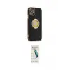 ieg™ iPhone 12 Kılıf İz Form Serisi - Şeffaf Pasifik Cam Ekran Koruyucu