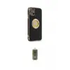 ieg™ iPhone 12 Kılıf İz Form Serisi - Siyah Joko Magic 5D Hayalet Cam