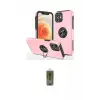 ieg™ iPhone 12 Kılıf Odak Form Prime - Siyah Joko Magic 5D Hayalet Cam