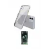 ieg™ iPhone 12 Mini Kılıf Nova Asil Özel Seri - Siyah 360 Mat Full Body Arka Koruyucu