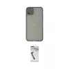 ieg™ iPhone 12 Pro Kılıf Ahenk Çizgi Serisi - Şeffaf Uv Polymer Nano Ekran Koruyucu