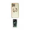 ieg™ iPhone 12 Pro Kılıf Pusula Form - Şeffaf 360 Full Body Arka Koruyucu