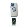 ieg™ iPhone 12 Pro Kılıf Pusula Form - Şeffaf 360 Full Body Arka Koruyucu