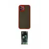 ieg™ iPhone 12 Pro Max Kılıf Ahenk Çizgi Serisi - Şeffaf 360 Full Body Arka Koruyucu