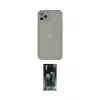 ieg™ iPhone 12 Pro Max Kılıf Ahenk Çizgi Serisi - Şeffaf 360 Full Body Arka Koruyucu