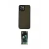 ieg™ iPhone 12 Pro Max Kılıf Ahenk Çizgi Serisi - Şeffaf 360 Full Body Arka Koruyucu