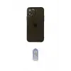 ieg™ iPhone 12 Pro Max Kılıf Ahenk Doku - Siyah Joko Magic 5D Cam