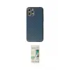 ieg™ iPhone 12 Pro Max Kılıf Ahenk Işık - Siyah 20D Premium Cam Ekran Koruyucu