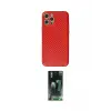 ieg™ iPhone 12 Pro Max Kılıf Ahenk Işık - Siyah 360 Mat Full Body Arka Koruyucu