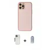 ieg™ iPhone 12 Pro Max Kılıf Ahenk Işık - Siyah Joko Magic 5D Cam + Shine Kamera Lens - GD