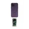 ieg™ iPhone 12 Pro Max Kılıf Akış Minimal Özel Seri - Siyah 360 Mat Full Body Arka Koruyucu