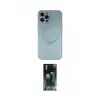 ieg™ iPhone 12 Pro Max Kılıf Akış Minimal Özel Seri - Siyah 360 Mat Full Body Arka Koruyucu