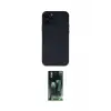 ieg™ iPhone 12 Pro Max Kılıf Çekirdek Modern Serisi - Şeffaf 360 Full Body Arka Koruyucu