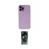 ieg™ iPhone 12 Pro Max Kılıf Çekirdek Modern Serisi - Şeffaf 360 Full Body Arka Koruyucu