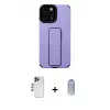 ieg™ iPhone 12 Pro Max Kılıf Çekirdek Yansıma - Siyah Joko Magic 5D Cam + Shine Kamera Lens - LT