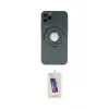 ieg™ iPhone 12 Pro Max Kılıf Eksen Klasik Prime - Siyah Joko 5D Cam