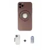 ieg™ iPhone 12 Pro Max Kılıf Eksen Klasik Prime - Siyah Joko Magic 5D Cam + Shine Kamera Lens - LT