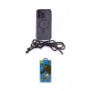 ieg™ iPhone 12 Pro Max Kılıf Eksen Özel Seri - Siyah 18D Cam Ekran Koruyucu