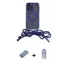 ieg™ iPhone 12 Pro Max Kılıf Eksen Özel Seri - Siyah Joko Magic 5D Cam + Shine Kamera Lens Koruma Cam - GI